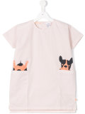 dog print T-shirt 