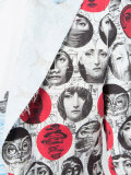 Fornasetti print tailed jacket