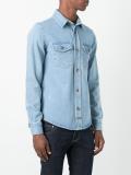 'Love' denim shirt