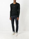 superfine long sleeved henley