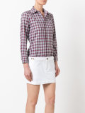 checked shirt dress