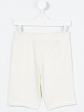 logo stamp track shorts
