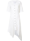 v-neck shirt dress