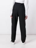 button fastening classic leg trousers