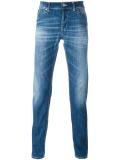 stonewashed skinny jeans