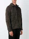 faux fur zipped jacket 