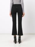 cropped bootcut jeans