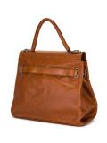flap closure tote bag
