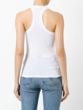 logo print vest 