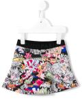 cartoon print skirt