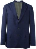 checked blazer