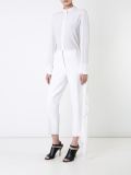 cuff tie blouse