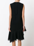 asymmetric deep-V dress