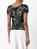 sketch pattern T-shirt