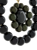circular beaded earrings