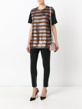 sequin stripe blouse 