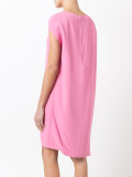 asymmetric cape dress