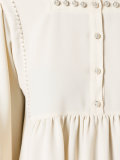 studded trim dress 