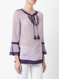 printed drawstring top 