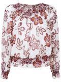 floral print blouse