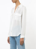silk pocket shirt 
