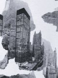 'Buildings'印花T恤