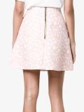 heart jacquard mini skirt