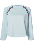 sequined detail sweatshirt