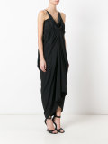 oversize draped dress