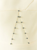 pleated hem dress