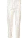 straight cropped trousers