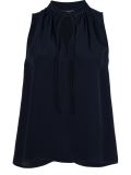 drawstring neck detail top
