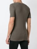 ribbed V-neck T-shirt