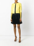 cropped open jacket