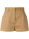 stitched detail shorts