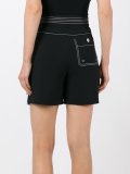 stripe cady shorts