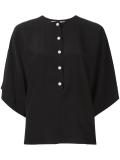 button placket blouse