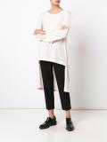 asymmetric longsleeved blouse