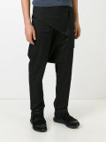 drop-crotch trousers