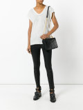 diagonal stitch shoulder bag 