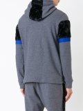 striped texture hoodie