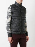 padded zip gilet