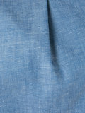 Buttoned wide collar shirt