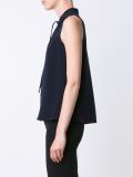 drawstring neck detail top