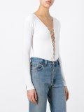 lace-up bodysuit