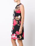 flower polka dots dress