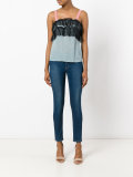 lace detail sleeveless top