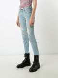distressed jeans