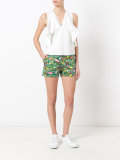 Transport print shorts