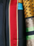 striped jacquard coat